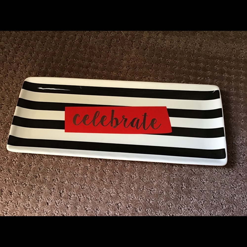 🌷 CLAY ART CUTE TRAY THAT SAYS CELEBRATE  … - Picture 2 of 2